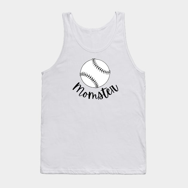 Momster Baseball/Softball Tank Top by MCsab Creations